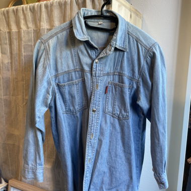 Camicia in denim con tasche