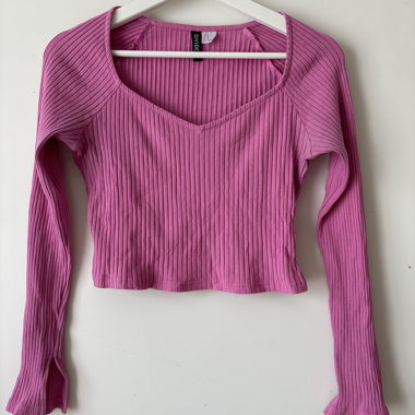 Langarmshirt pink