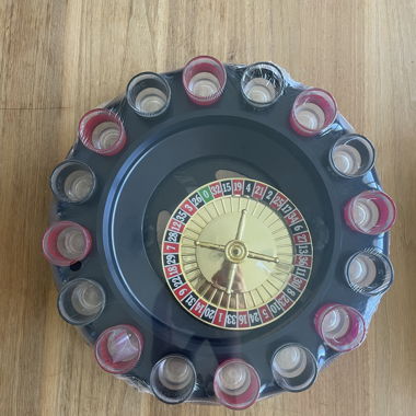 Jeu de boisson roulette, 19 pièces