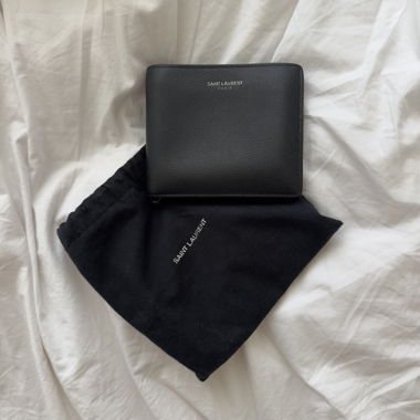 SAINT LAURENT WALLET BLACK