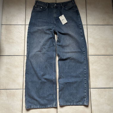 Sacralite Denim Washed Blue Denim Jeans
