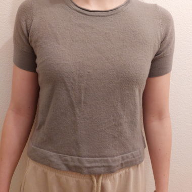 Tshirt in lana e seta