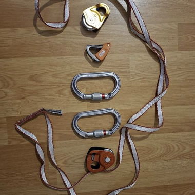 Kit di sicurezza Petzl per crepacci