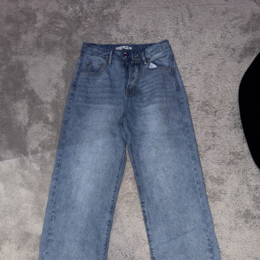 Blaue Jeans Straight Leg