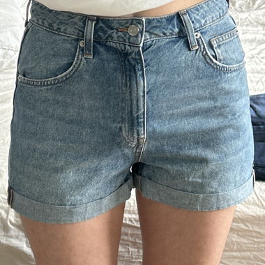 Shorts in jeans azzurro chiaro