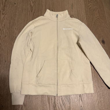 Champion Beige Zip Hoodie S