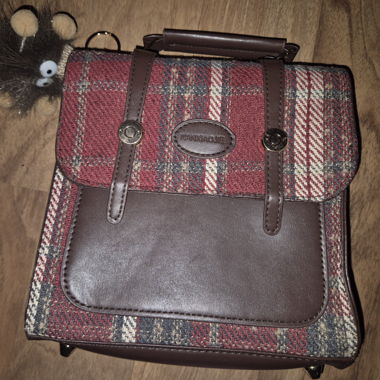 Sac à main à carreaux