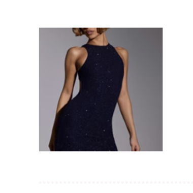Glitzerndes Abendkleid
