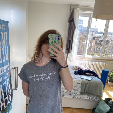 Abercrombie shirt grey