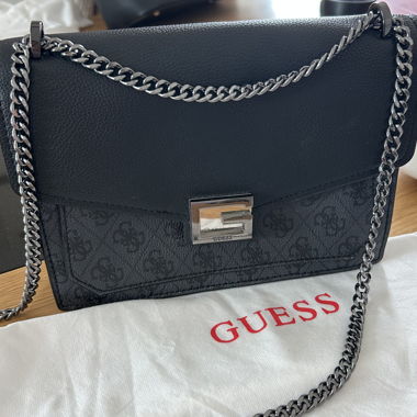 Borsa a tracolla Guess nera