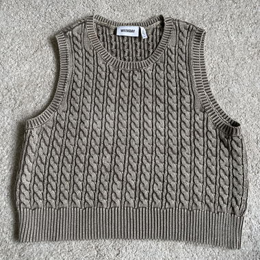 Top Gilet in Maglia