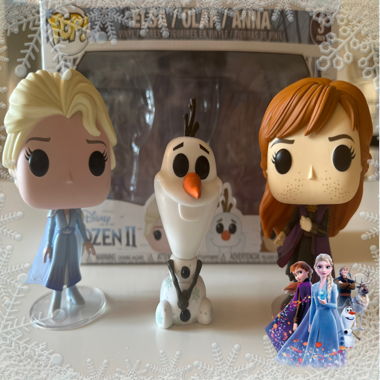 FUNKO Pop - Elsa, Anna et Olaf - Disney