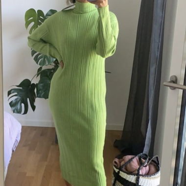 Robe pull verte 