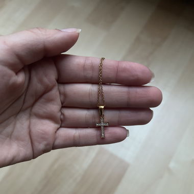 Kreuzkette gold