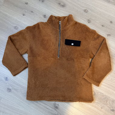 Teddy pullover in brown