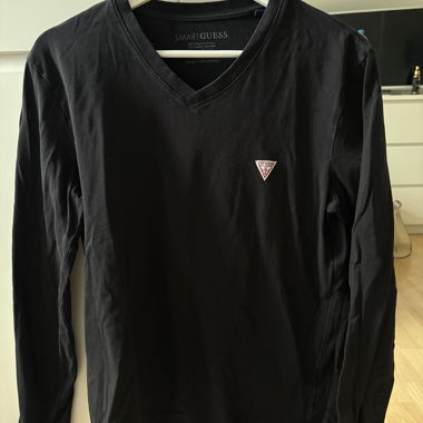 Guess Langarmshirt schwarz M