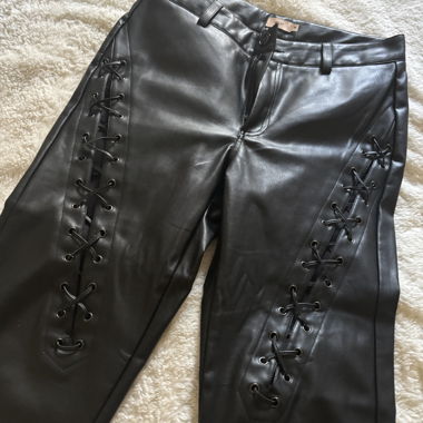 Faux Leather Pants 