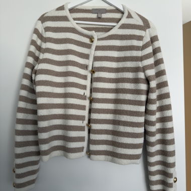 Striped Knit Cardigan