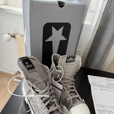 Rick Owens X Converse "DRKSHDW DBL DRKSTAR"