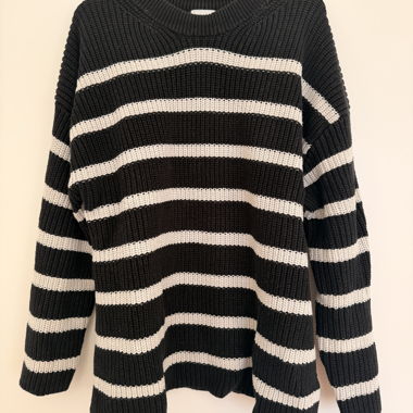 Striped Knit Sweater