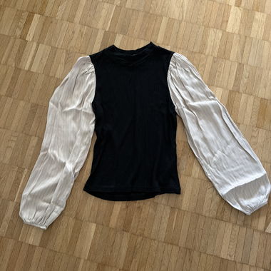 Haut deux pièces noir/beige 