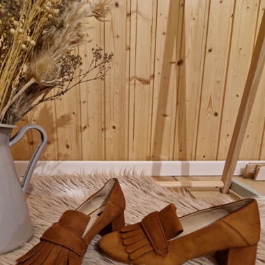 Mocassins en daim / Schöne Mokassins aus Wildleder