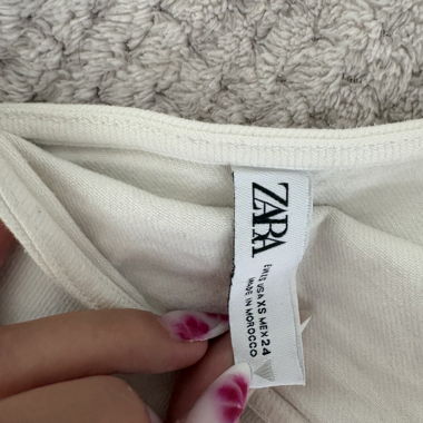 Top Tube Bianco Zara