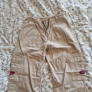 Cargo Jeans Beige