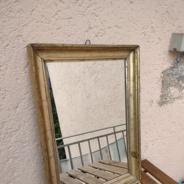 Beautiful Antique Golden Mirror, Vintage Decor