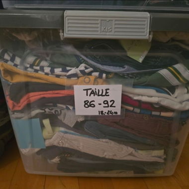 Bundle baby clothes size 86-92