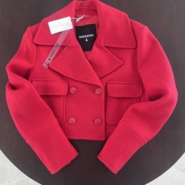 PATRIZIA PEPE Cappotto doppio petto cropped