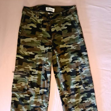 Cargo wide leg pants