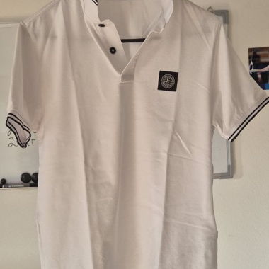 Stone Island Polo Weiß – Wie Neu Original