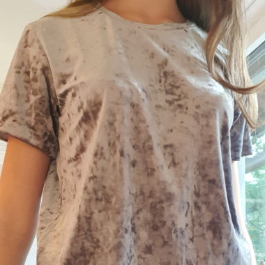 Velvet grey shirt