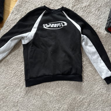 Felpa Nera Pullover