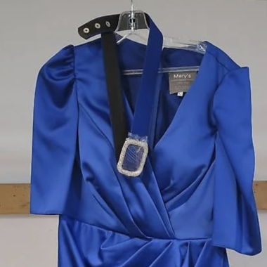 Festkleid Blau, Mery?s Couture, Grösse 42 