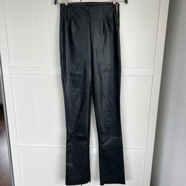 ZARA faux leather trousers, Size S