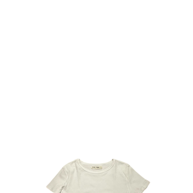T-shirt crop top blanc