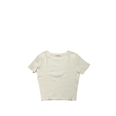 T-shirt crop top blanc