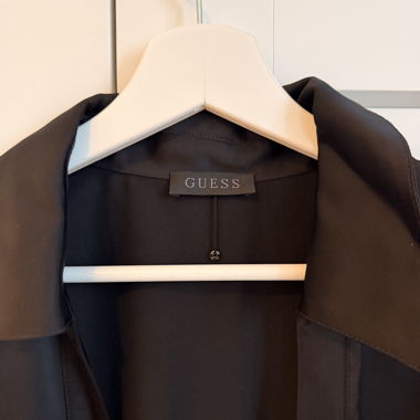GUESS black satin shirt
