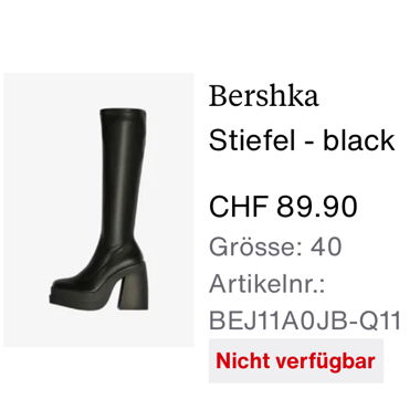 Bershka boots 