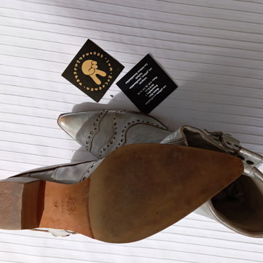 Stiefeletten silber