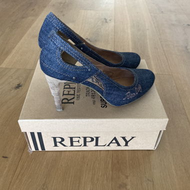 Décolleté Replay in denim