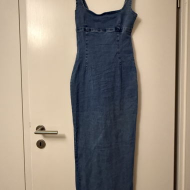 Abito in denim blu
