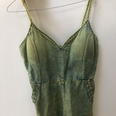 Denim playsuit