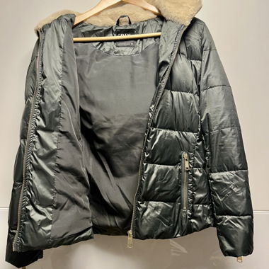 Zara down jacket - olive green - size XS