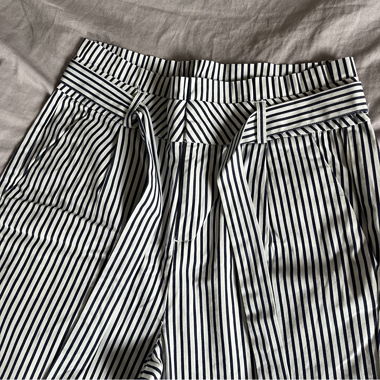 Striped trousers