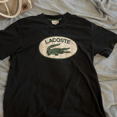 T-shirt Lacoste nero
