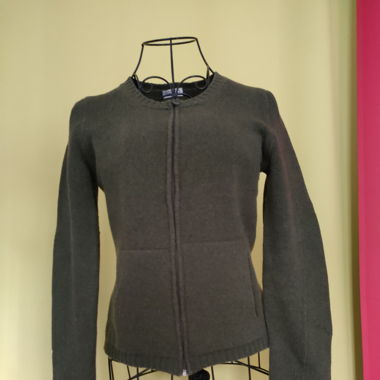 Strickjacke militärgrün 
