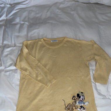 Vintage Yellow Disney Sweater 
